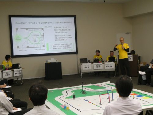写真:ヒートアップセッション第一部 櫻井本部運営委員長の説明