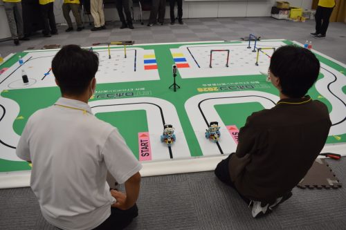 写真:試走の様子